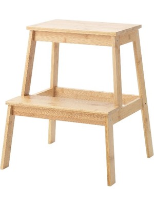 IKEA Tenhult Basamaklı Tabure , Bambu, 43X40X50 cm