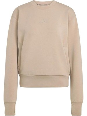 Adidas  Kadın  Sweatshirt D4T Knıt Crew JX7304