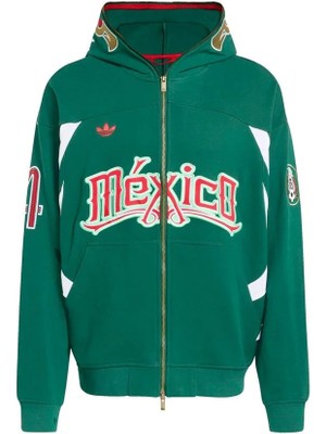 Adidas  Erkek Yeşil  Sweatshirt Mex Fed Hoodıe HY5098