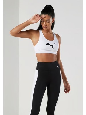 Puma Mid Impact 4keeps Bra Kadın Beyaz Spor Sütyeni - 520304 52