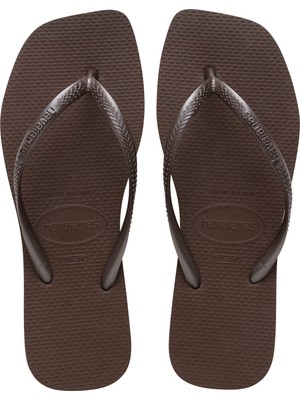Havaianas Slim Square Kahverengi Kadın Terlik 41-42