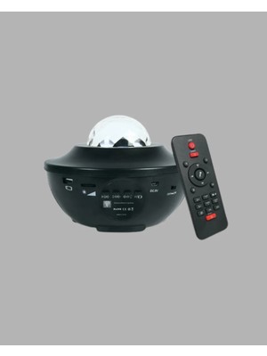 Derin Stok Galaxy Yıldız Projektör Çok Renkli Ayarlı Parlaklık Uzay Atmosfer Işığı