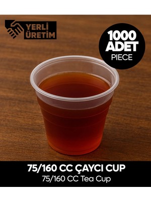 Sepet Doldur 75/160 cc Çaycı Cup Pp 1000 Adet
