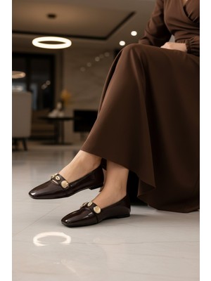 Moda Fırsat Kadın Babet Içeri Dışarı Ofis Günlük Ayakkabı