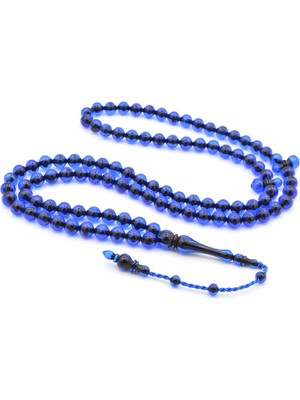 Murty99 Sistemli Sığırcık Kesim 99 Luk Lacivert Toz Kehribar Tesbih