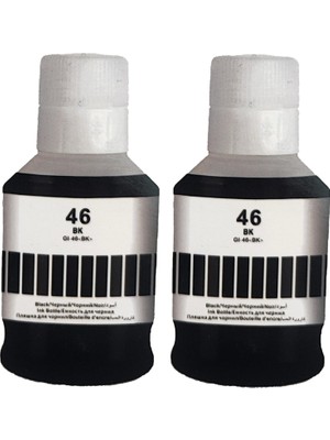 Melsan Canon Maxıfy GX3040 Uyumlu Siyah Muadil Mürekkep 2X170 ml (Toplam 340 Ml)