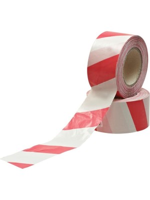 İsmiyle Al Emniyet Ikaz Şeridi Kırmızı Beyaz 200 Metre