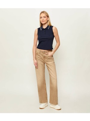 Guess V6GP03K2958 Sarah Kadın Polo Tişört