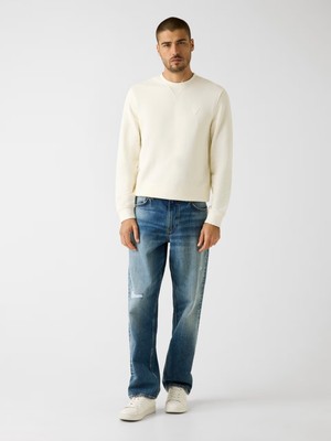 Guess M6RQ08KCN01 Cn Ls Basic Erkek Sweatshirt