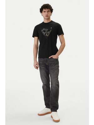 Guess M6GI11K2992 Cn Ss Triangle Hd Mu Erkek Tişört