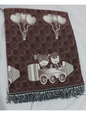 Aylis Home Kahverengi Kalemli Yemek ve Hobi  Örtüsü