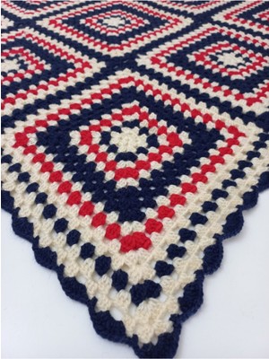 Özgürce El Örgüsü Bebek Battaniyesi ve Diz Şalı, Yumuşak ve Rahat Tasarım