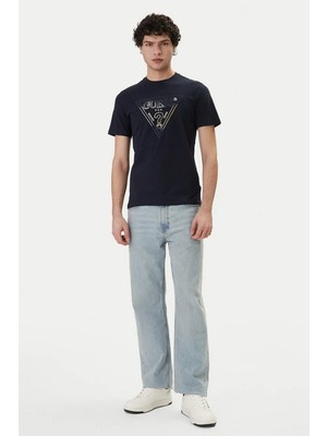 Guess M6GI11K2992 Cn Ss Triangle Hd Mu Erkek Tişört