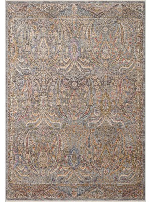 Kalesta Halı Nova 03 Multy Renkli ve Uşak El Dokuma Halı Desenlerine Sahip Oturma Odası, Salon Halısı Halısı