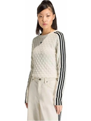 Adidas Kadın  Beyaz  T-Shirt Slım Ls Tee KS6461