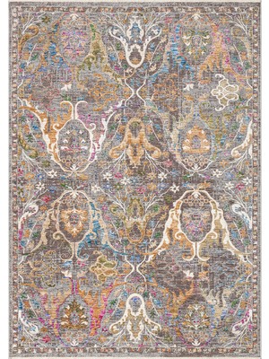 Kalesta Halı Nova 02 Multy Renkli ve Uşak El Dokuma Halı Desenlerine Sahip Oturma Odası, Salon Halısı Halısı