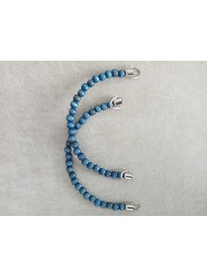 Hobi Durağı 18 cm Uçları Metal Halkalı Demir Çanta Sapı, Çanta Aksesuarı- Çiftli