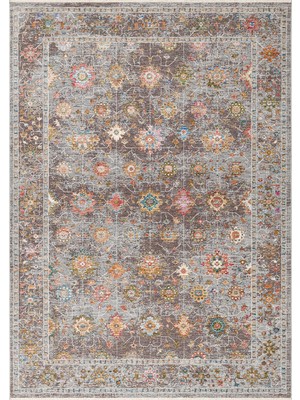 Kalesta Halı Nova 04 Multy Renkli ve Uşak El Dokuma Halı Desenlerine Sahip Oturma Odası, Salon Halısı Halısı