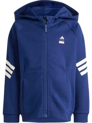 Adidas Mavi  Çocuk  Ceket Lk Mrvl Sm Tt JZ3571