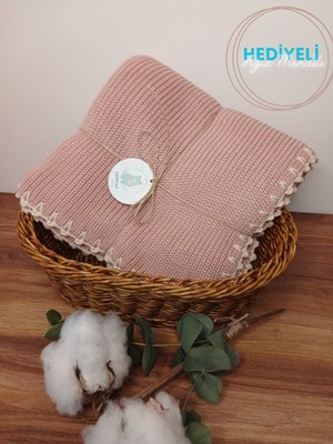 Özgürce Renkli El Örgüsü Triko Bebek ve Çocuk Battaniyesi, Yumuşak ve Sıcacık