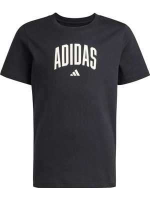 adidas Çocuk  Siyah  T-shirt J COLLEG T KE1348