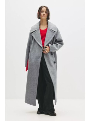 Allbucks Pull&bear Yumuşak Kumaş Uzun Kaban ABPNB3758