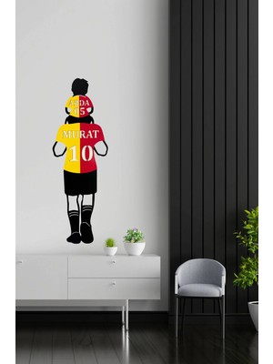 Oblivion Kişiye Özel Taraftar Temalı Baba Oğul Mdf Duvar Dekoru | Isim ve Numara Yazılabilir Hediyelik