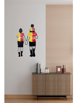 Oblivion Kişiye Özel Taraftar Duvar Dekoru -Anne- Baba-Çocuk - Isimli ve Numaralı - Takım Renkleri