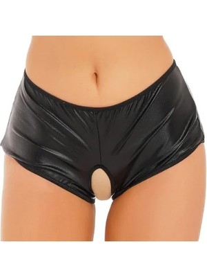 İlk El Grup Ieg™  Fantezi Siyah Özel Bölgeleri Açık Parlak Külot TG270051