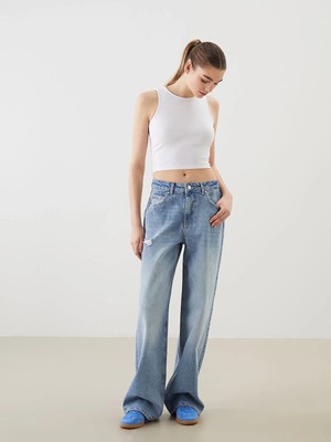 Lc Waikiki Yeni Sezon Wideleg Kadın Jean Pantolon