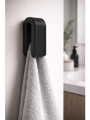 Rumon Modern Havlu Askısı 3'lü Paket | Montajsız Tasarım