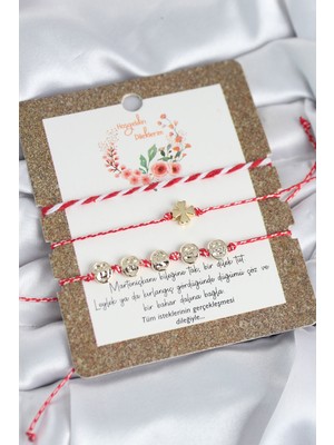 İlk El Grup Ieg™  Marteniçka Bileklik 3'lü Yonca Model TG27BB8313