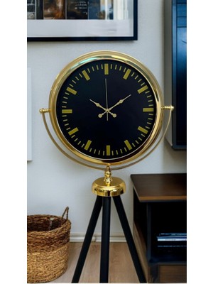 İlk El Grup Ieg™ Eskitme Tripod Ayaklı Dekoratif Saat