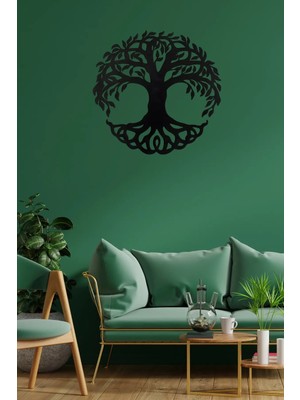Oblivion Ağaç Figürlü Duvar Dekoru | Modern Dekoratif Metal Tablo | Yaşam Ağacı Motifli Duvar Süsü