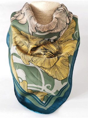 Halley Concept Zümrüt Bahçesi Vual Ipek Fular