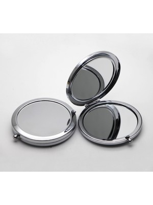 promosyon Cep Aynası (Gümüş Renk)