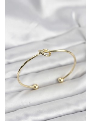 İlk El Grup Ieg™  Düğüm Model Pirinç Gold Renk Kadın Bileklik TG27BB8231