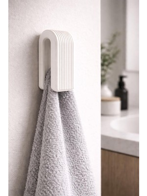 Rumon Modern Havlu Askısı 3'lü Paket | Montajsız Tasarım