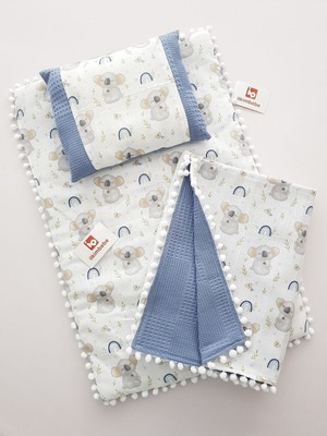 Özgürce Yumuşak Müslin Battaniyeli Bebek Alt Açma Takımı, Rahat ve Şık Beşik Uyumu