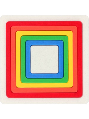 Lina Hobby Renkli Geometrik Şekiller - Montessori Eğitici Zeka Oyunu Seti