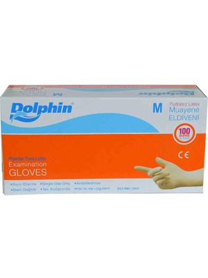 Subutu Pudrasız Beyaz Latex Muayene Eldiveni Orta Boy (M) 100 Lü Paket