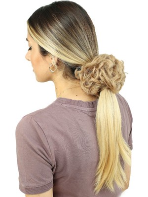 Subutu Yoğun Lı Lastikli Topuz Toka / Balköpüğü