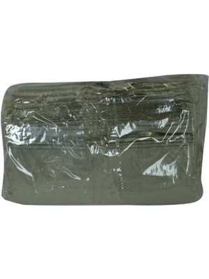 Subutu Küçük Boy Atlet Geri Dönüşüm Granül Çanta Poşet 40X25 cm Kalın Gri 1000 gr 1 Paket