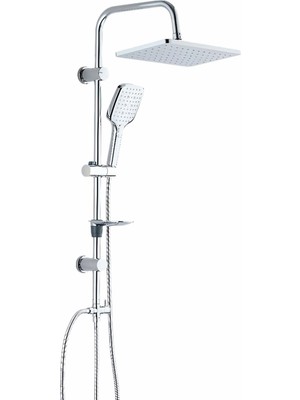 Hype Store Drom Harmoni Paslanmaz Krom Tepe Duş Seti 5 Yıl Garantili