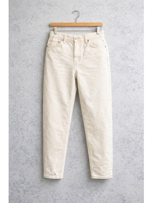 Gambocci Erkek Normal Bel Bilek Boy Kısa Paça Boyfriend Jeans Kot Pantolon