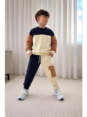 Narin Kids Detaylı 2 Ip Erkek Çocuk Tarz Eşofman Takımları