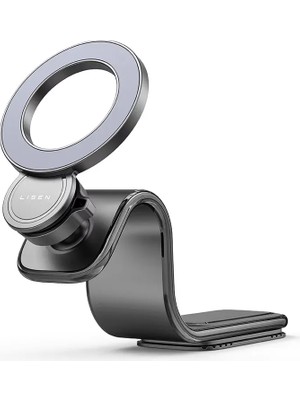 Lisen Katlanabilir M-Safe Araç Telefon Tutucu – Tek Elle Kullanım, Fold-Up Tasarım Siyah