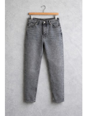 Gambocci Erkek Normal Bel Bilek Boy Kısa Paça Boyfriend Jeans Kot Pantolon