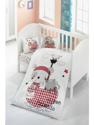 Özgürce Yumuşak ve Rahat Bebek Uyku Seti, %100 Pamuk, Yorgan ve Yastık Dahil