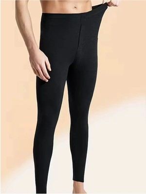 Freedom Storee Unisex Şardonlu Termal Içlik Tayt Siyah